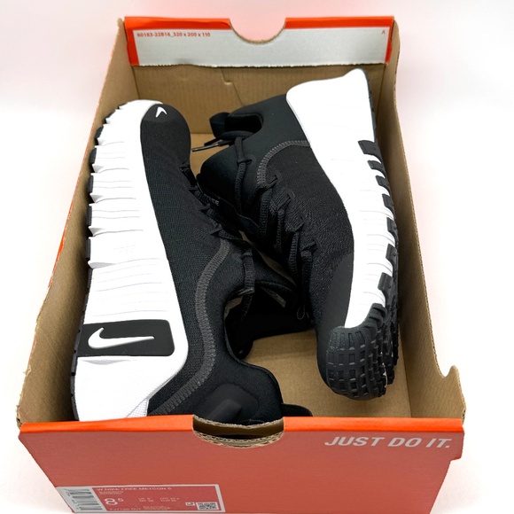 Nike Womens Free Metcon 6 Black White Shoes Sz 8.5 New Sneaker FJ7126-001 - Picture 9 of 11